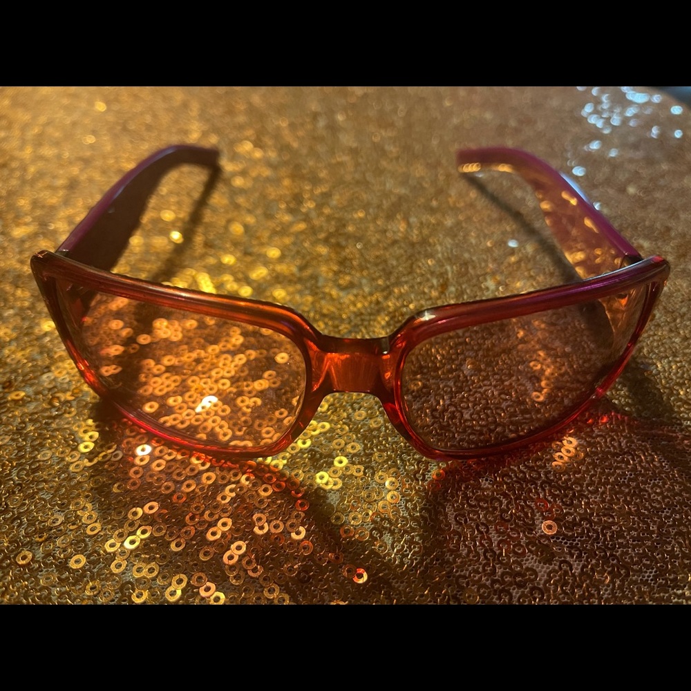 Vintage Gucci Hard To Find Pink Rectangular Sungl… - image 4